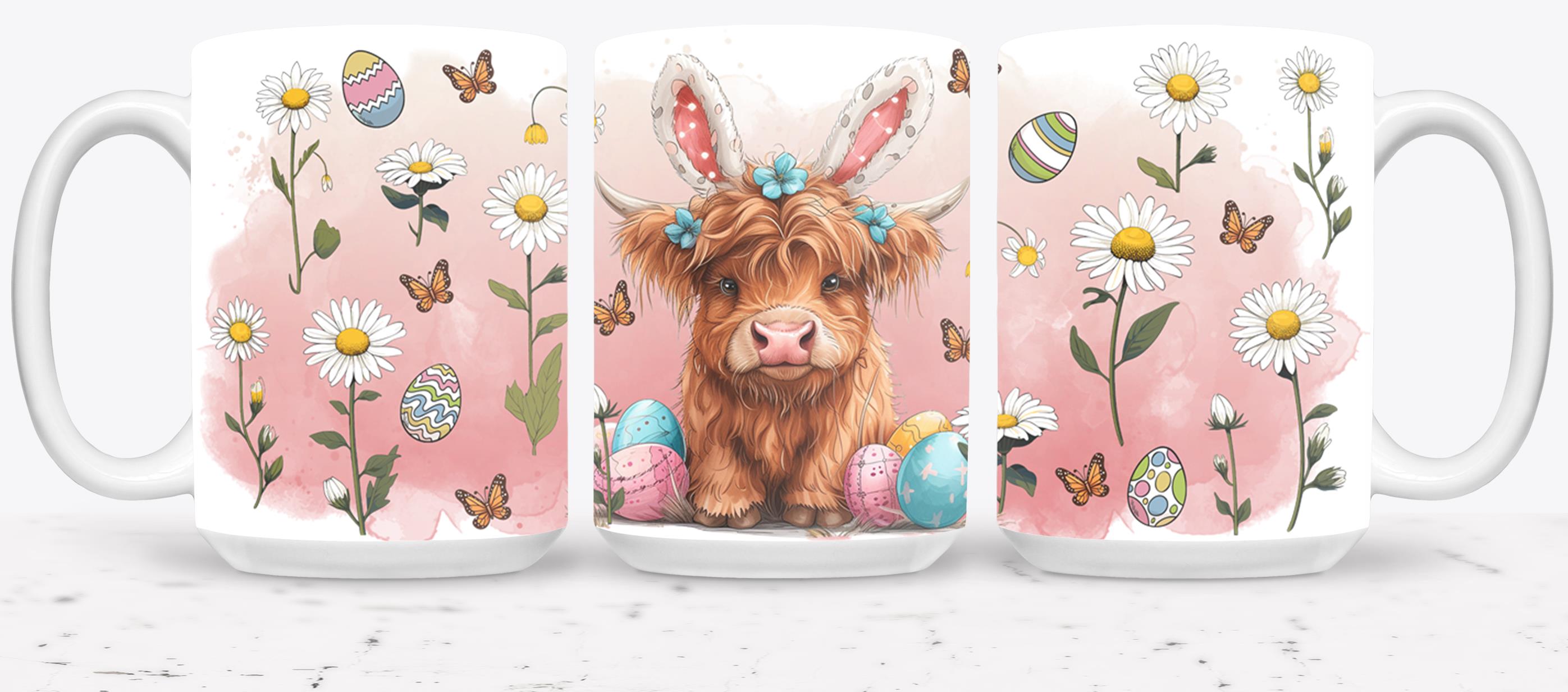 Highland Cow Easter-10404